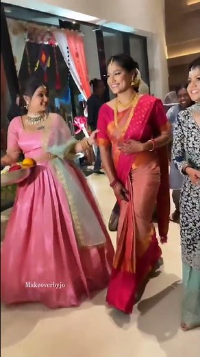 Entry In Function Hall | Priyanka Nalkari Sister Bhavana Engagement | Roja Serial | #ytshorts