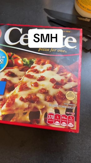 It seriously feels like theyre charging more and giving us less. This personal pizza is a whole ass mf joke lol #celeste #pizza #wtf #whatisthematterwithyou #smh #inflation