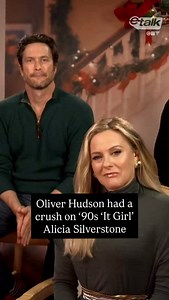 Etalk on Instagram: "Yup, Alicia was THAT girl in the ‘90s!  When we chatted with ‘A Merry Little Ex-Mas’ stars, Alicia Silverstone, Oliver Hudson and Jameela Jamil, Oliver told us how he searched around Los Angeles, hoping to meet ‘90s ‘IT Girl,’ Alicia Silverstone. ‘A Merry Little Ex-Mas’ is streaming now on Netflix! #AMerryLittleExMas #AliciaSilverstone #OliverHudson #JameelaJamil #HolidayFilm #RomCom #Christmas @aliciasilverstone @theoliverhudson"