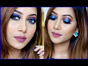 Blue Smokey Eyes l Eid Makeup Tutorial 2017 l Sumayaa Meem