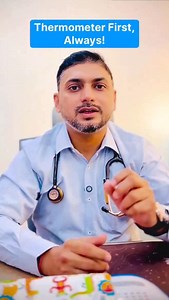 If Your Baby’s Forehead Feels Hot – Do This First! 👶🔥 Sometimes your baby may feel warm, especially on the forehead. Instead of guessing, follow these steps: ✅ Step 1: Check Temperature Use a digital thermometer. Fever = 100.4°F (38°C) or above. ✅ Step 2: Keep the Baby Comfortable • Remove extra layers • Keep the room cool ✅ Step 3: Give Medicine (If Needed) If fever is confirmed, give Paracetamol as per child’s weight. Do NOT give medicine without doctor’s advice. ✅ Step 4: Keep Hydrated Give