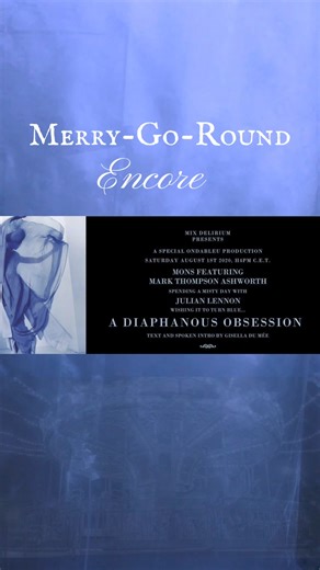 Our Encore presentations of the Mix Delirium Merry-Go-Round series continues with the next mix in the sequence, from August of 2020… “A Diaphanous Obsession” 🖤 Hear the full version on YouTube: https://youtu.be/oLx4T_Df5HI?si=y_HCjtdhNwiJsVg1 | Julian Lennon