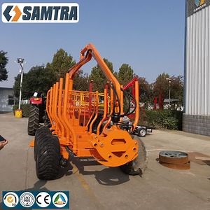 [Hot Item] 10t Zm10006 Tractor Mounted Logging Trailer CE Quality