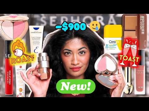 I Bought & Tried NEW Makeup from the WORLDS LARGEST Sephora (I was SHOOK 🤨)
