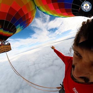Barefoot on a 1 inch slackline, Rafael Zugno Bridi from Brazil acheived this breathtaking highline record above the clouds at 1,901 m (6,236 ft) | Guinness World Records