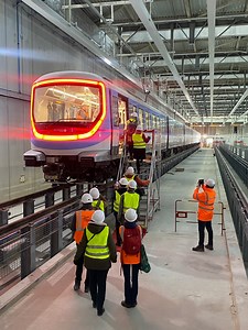 Aujourd'hui, le Grand Paris Express effectuait ses premiers tours de roue... | Enlarge your Paris