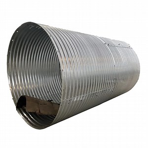 [Hot Item] Hot Sale Large Diameter Large Span Assembly Drainage Culvert Metal Pipe, Assemble Galvanized Corrugated Steel Pipe Culvert