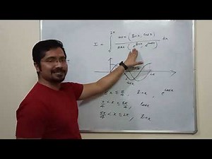 Definite Integral involving Max. and Min. Operators