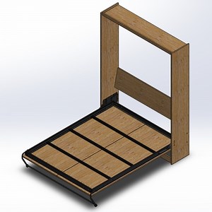 [Hot Item] Customized Made Queen Double Size Spring Mechanism Hardware Kit Murphy Panel Bed