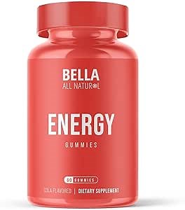 Amazon.com: Bella All Natural Energy Gummies, Cola Flavor, 60ct : Health & Household