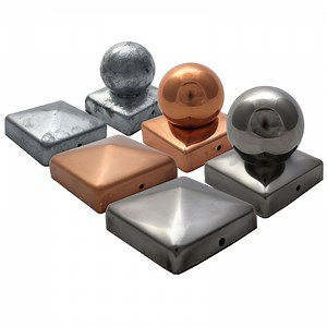 [Hot Item] Copper Pyramind Fence Post Cap 4X4 End Caps for Fencing and Garden