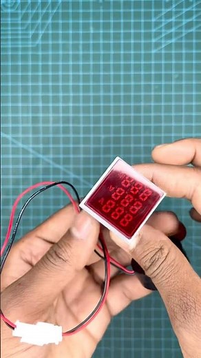 Digital AC volt meter installation ￼
