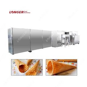 [Hot Item] High Capacity Ice Cream Cone Biscuit Forming Cone Production Line