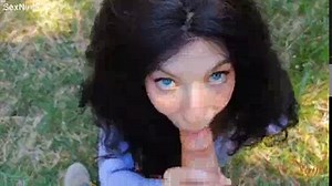 Scared Influencer Lost in the Woods Chose my Cock instead of the Bear