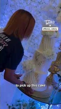 She Dropped The Cake Immediately! 😡 #CakeFail #BakingDisaster #CakeMaking