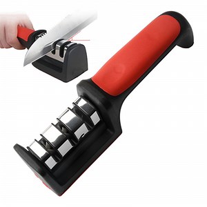 [Hot Item] Portable Knife Sharpener Sharpening Tool Anti-Slip Easy to Polish Blades