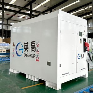 [Hot Item] 3000 L Mini Gas Fuel Dispenser Petrol Station Portable Containerized Mobile Service Station Diesel Fuel Pump with Printer