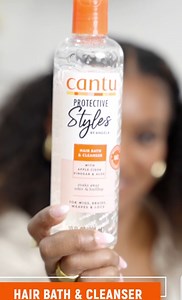 Revitalize your scalp with Cantu Hair Bath cleanser. Clearing buildup and residue while delivering intense hydration for a fresh, clean feeling. Perfect for achieving healthier, more vibrant hair with every wash.  #ScalpRefresher#CantuSouthAfrica#ProtectiveStyling#Wigs#Braids#Twists#ExclusiveToClicks | Cantu Beauty South Africa | Facebook