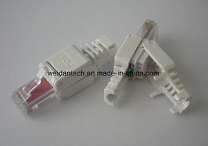 [Hot Item] UTP CAT6 RJ45 Connector Plug Unshielded Toolless Modular Plug Connector