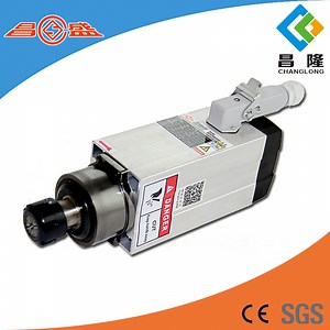 [Hot Item] 2.2kw 300Hz 18000rpm Er25 Square Air Cooled CNC Engraving Spindle Motor for CNC Machine