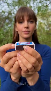 She made matches that don't go out in bad weather! 👍🏼 #survival | HD 74