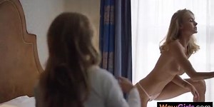 Nancy A and Lady Bug having sex during a photo shoot