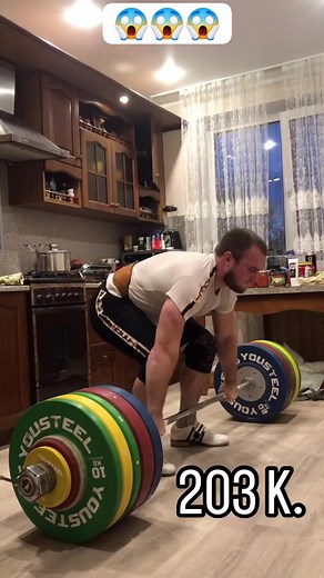 Wow Overhead in kitchen @203kg Egor Klimteam!!!!😱 | Man Beast Strongman Events