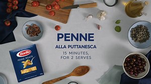 It takes just 15 minutes to create a delicious, hearty meal for your entire family. Dive into true Neapolitan flavors with this quick and tasty recipe for Penne alla Puttanesca. Easy, and always a winner for meals with friends, this recipe will spread love around the table, no doubt! Plus if you don't have time to make the sauce from scratch, our Basilico sauce will taste fantastic 💕 | Barilla