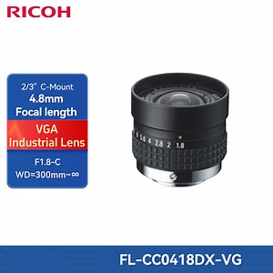 [Hot Item] Ricoh FL-Cc0418dx-Vg, 4.8mm Fixed Focal Lens for Automatic Inspection Machine