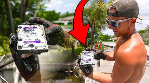 Strange Magnet Fishing Discovery: A Hard Drive from the Depths