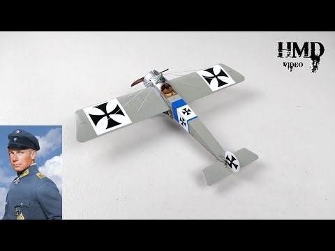 Fokker E.III Eindecker, WW1 Ace, Ernst Udet, Germany, 1916, 1:48 Corgi Model Review