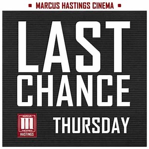 LAST CHANCE THURSDAY (11/15) – Thursday is your last chance to see...