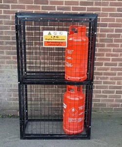 [Hot Item] Wholesale Price High Pressure Propane Gas Tank Outdoor Storage Cage