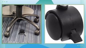 Mobestech 4pcs Caster Wheels with Locking Brake Heavy Duty Pu Swivel Casters for Furniture and Small Carts Quick Installation Secure Braking Quiet Versatile Use