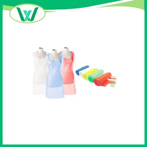[Hot Item] Large Size Disposable PE Apron for Adult Waterproof Plastic Apron OEM Service Polyethylene Aprons