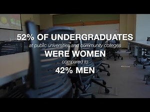MORE WOMEN ENROLLING IN COLLEGE