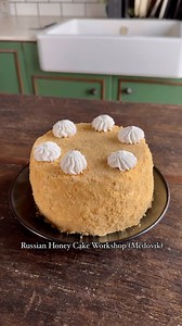48K views | Eggless Russian Honey Cake (Medovik) workshop today ...