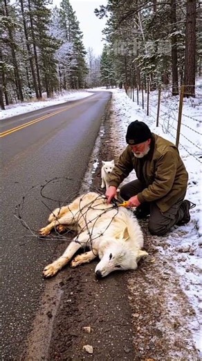 Hero park Ranger saves baby fox covered deadly scorpions#humanity #animals #pets ##fox