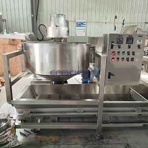 [Hot Item] Hot Air Caramel Popcorn Production Line Industrial Popping Machine for Sale