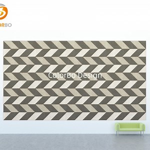 [Hot Item] Premium E0 Acoustic Wall Tiles - Natural Wood Cement Panels