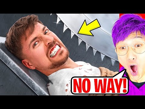 LANKYBOX Reacts To MrBEAST - WORLD'S MOST DANGEROUS TRAP!? (CRAZY ENDING)