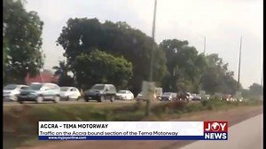 1.9K views · 30 reactions | Heavy traffic on the Accra-bound section of the Accra -Tema Motorway. #JoyNews | JoyNews | Facebook