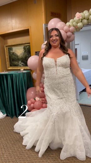 Which one gives you the feels? ✨ #bride #weddingdress #sparkles #believebride #weddinginspo #plussizeweddingdress #allthatglitters | Believe Bride