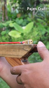 Accurate Slingshot With Unique Trigger #reels #slingshot #diy #crafts #arts #powerfuslingshot #uniqueslingshot #woodenslingshot #accurateslingshot #diyslingshot | Pajen Craft