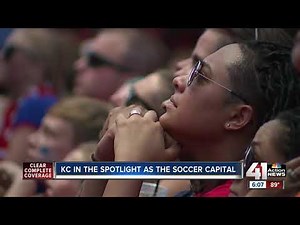 Fans at Power and Light celebrate as USWNT reaches Women's World Cup final