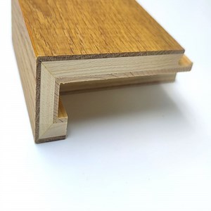 [Hot Item] Multi-Layer Unfinished Oak Stair Tread and Stair Riser Stair Cladding