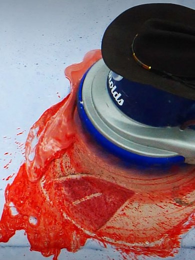 Transforming a Frozen Rug: ASMR Carpet Cleaning Experience