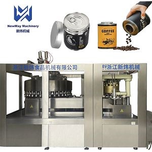 [Hot Item] Coffee Granule Tin Can Filling and Sealing Canning Packing Machine