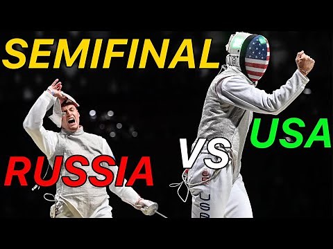 Tokyo 2021 [Semifinal] USA v Russia | Olympic Fencing | Men's Foil Team Highlights