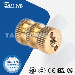 [Hot Item] Injection Knurled Embedded Embedded Copper Nut Customized Copper Inserts Embedded Copper Nuts